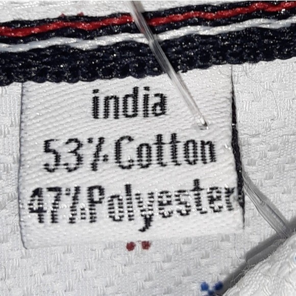 Paper Denim & Cotton 3XL White Print Button Down Shirt - Picture 6 of 8